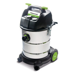 Aspirateur eau/poussière en inox 30L  semi-professionnel  Cleancraft wetCAT 131IRH