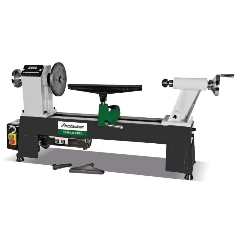 Tour à bois d'établi 305x460mm  vitesses variables  Holzstar DB XL 460 Vario