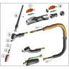 Torche de soudage  Schweisskraft SR 26/4 m, Up/Down EASY-TIG 201 DC PULSE