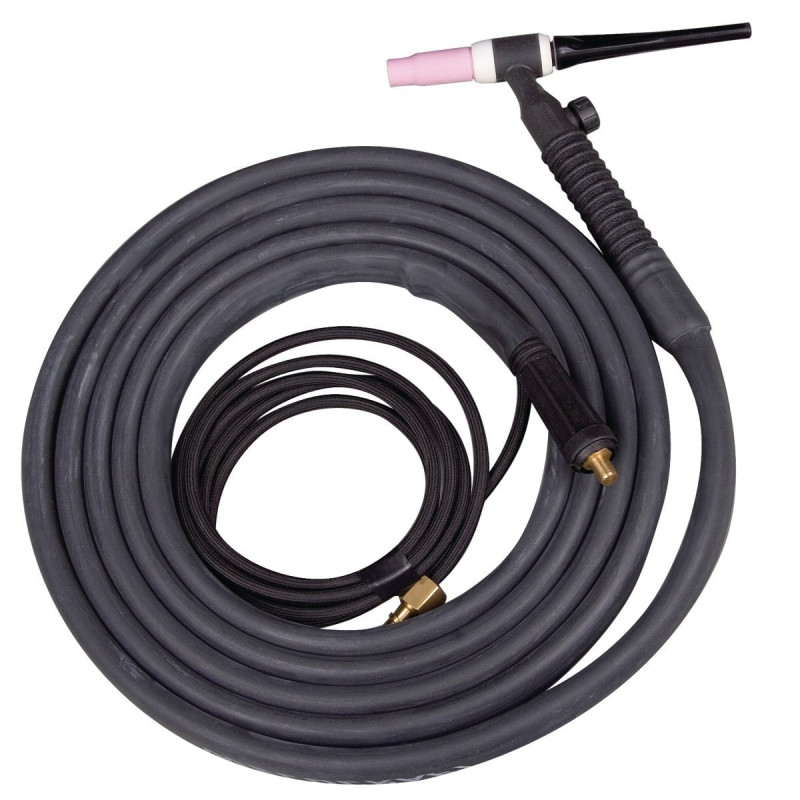 Torche de soudage TIG refroidie au gaz Schweisskraft WP 17V ED 4m - Optimachines