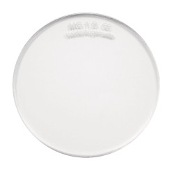 Verres ronds DIN Schweisskraft transparents, incassables, diamètre 50 mm