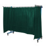 Paroi de protection TransFlex Schweisskraft VSW vert foncé mat, 3700 x 1950 mm