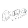 Casque automatique de soudure  Schweisskraft VarioProtect XXL-W TC AIR TH3