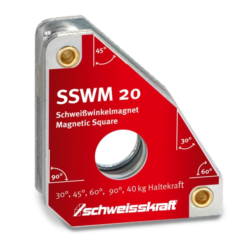 Aimant d'angle de soudage permanent Schweisskraft SSWM 20 - Optimachines