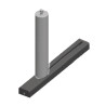 Rouleau de guidage latéral Metallkraft 200 mm, mobile - Optimachines