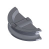Segment de cintrage en fonte grise Metallkraft 1 1/2'' - Optimachines