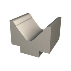 1-V-Die Metallkraft 85° / V100 mm / longueur 200 mm - Optimachines