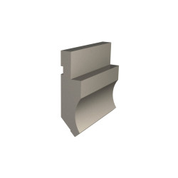 Segment supérieur 85°  Metallkraft  H67 mm / R0.2 mm / longueur 200 mm