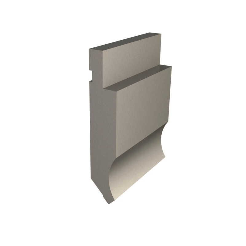 Segment supérieur 75°  Metallkraft H105 mm / R0.8 mm / longueur 200 mm