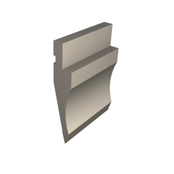 Segment supérieur 88°  Metallkraft H104 mm / R0.8 mm / longueur 200 mm