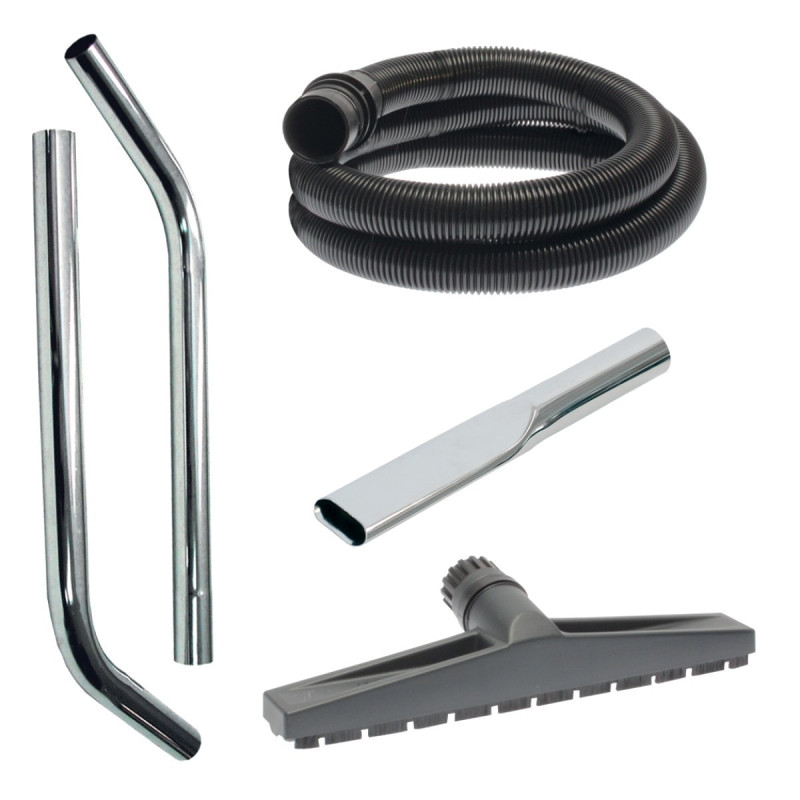 Jeu de flexibles et suceurs antistatiques Cleancraft diamètre 38 mm / 4,5 m