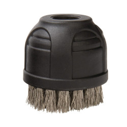 Brosse ronde Cleancraft Poils en acier inoxydable - Optimachines