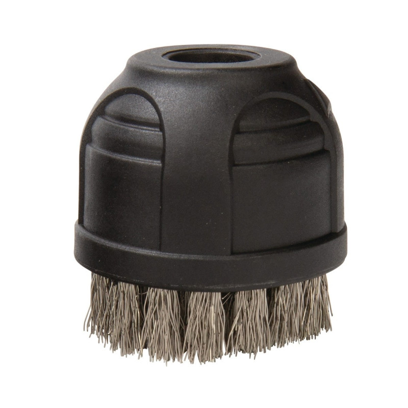 Brosse ronde Cleancraft Poils en acier inoxydable - Optimachines