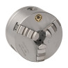 Mandrin de tour à trois mors BISON Serrage central de coulée Camlock diamètre optimal 250 mm Camlock DIN ISO 702-2 n° 8 - Optima
