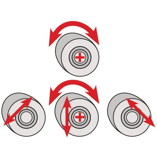 Rouleuse type lourd  Metallkraft RBM 2050-60 4 HMS PRO, détail 2