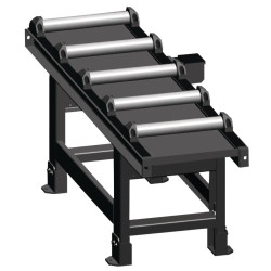 Convoyeur à rouleaux Metallkraft 2000 x 450 mm - Optimachines