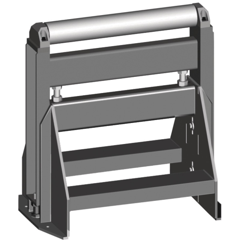 Support rouleaux , réglable en hauteur , largeur 450 mm , charge admissible 700 kg/m
