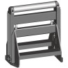 Support rouleaux , réglable en hauteur , largeur 450 mm , charge admissible 700 kg/m