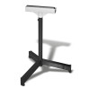 Support à rouleaux Metallkraft 290 mm, réglable en hauteur, charge d'appui max. 200 kilogrammes - Optimachines