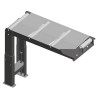 Convoyeur à rouleaux de connexion 1000 x 390 mm , découpe à 60°,  côté amenée , 200 kg/m