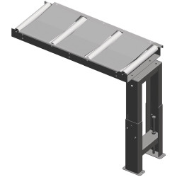 Convoyeur à rouleaux Metallkraft 1000 x 390 mm, 200 kg/m - Optimachines