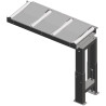 Convoyeur à rouleaux Metallkraft 1000 x 390 mm, 200 kg/m - Optimachines