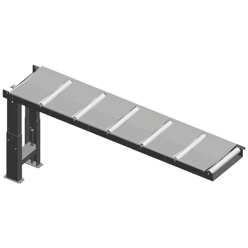 Convoyeur à rouleaux Metallkraft 2000 x 390 mm, 200 kg/m - Optimachines