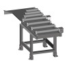 Convoyeur à rouleaux de connexion 2000 x 620 mm , découpe à 60 ° côté évacuation  , 1000 kg / m