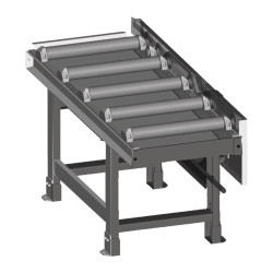 Extension pour convoyeur à rouleaux motorisé 2000 x 620 mm , 1700 kg/m