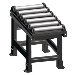 Convoyeur d'évacuation 1000 x 450 mm, liquide de refroidissement et rouleau de guidage latéral