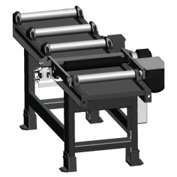 Convoyeur à rouleaux avec un rouleau à entrainement électrique 2000 x 450 mm 