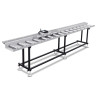 Système de rouleaux et jauges Metallkraft MRB EKF , L : 7 m , Pieds : 5