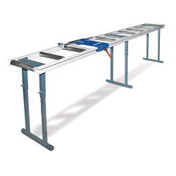Système de rouleaux et jauges Metallkraft MRB LC-B  Longueur : 5 m , Pieds : 4