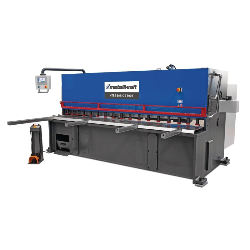 Cisaille à tôle hydraulique à coupe oscillante Metallkraft HTBS BASIC S 3006 - Optimachines