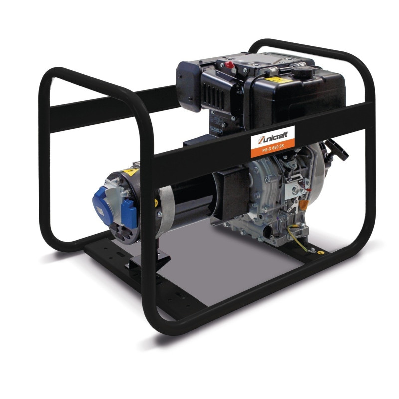 Groupe électrogène synchrone Unicraft PG-D 650 SR - Optimachines