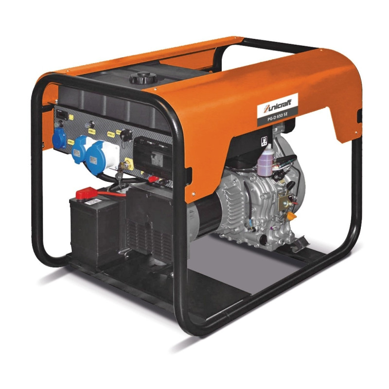 Groupe électrogène synchrone Unicraft PG-D 650 SE - Optimachines