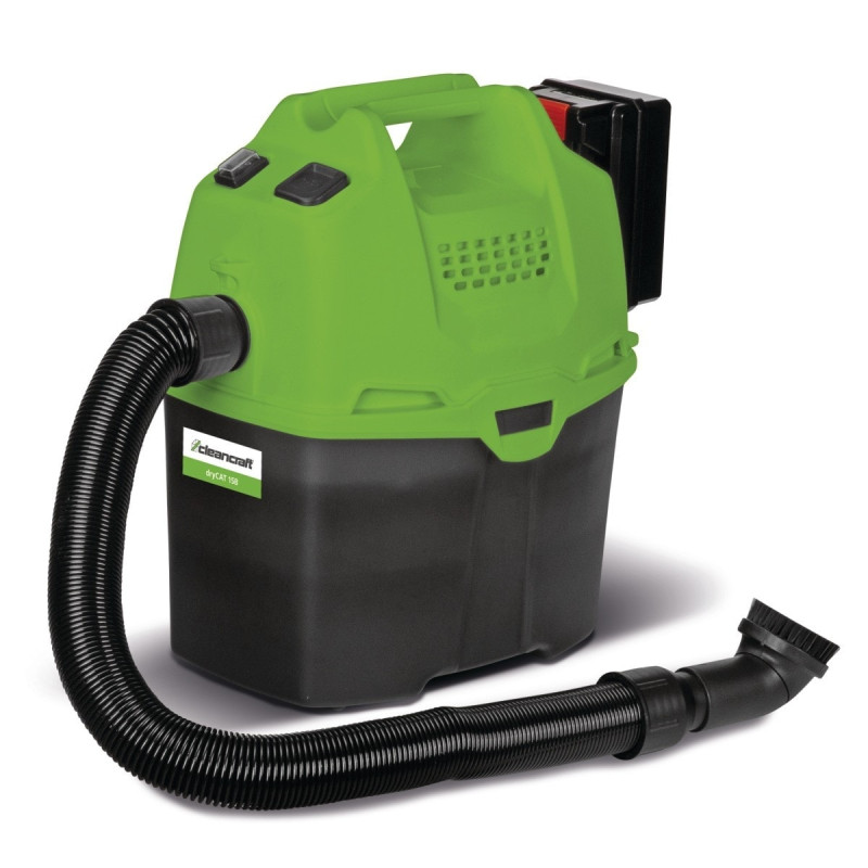 Aspirateur à poussières compact 5L  portatif sur batterie  Cleancraft dryCAT 15B