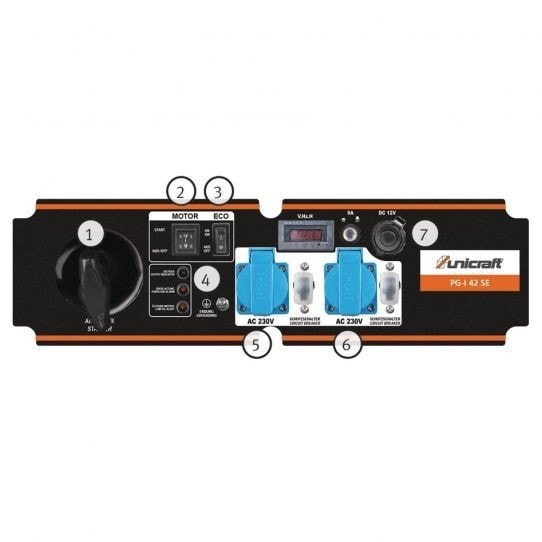 Groupe électrogène Inverter Unicraft PG-I 40 SE-S HC - Optimachines