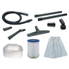Aspirateur à poussières et sciure 1.2kw  sac sans fin  Cleancraft 120 BAG