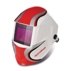 Masque de soudage automatique Schweisskraft XXL-W-2 TC rouge - Optimachines