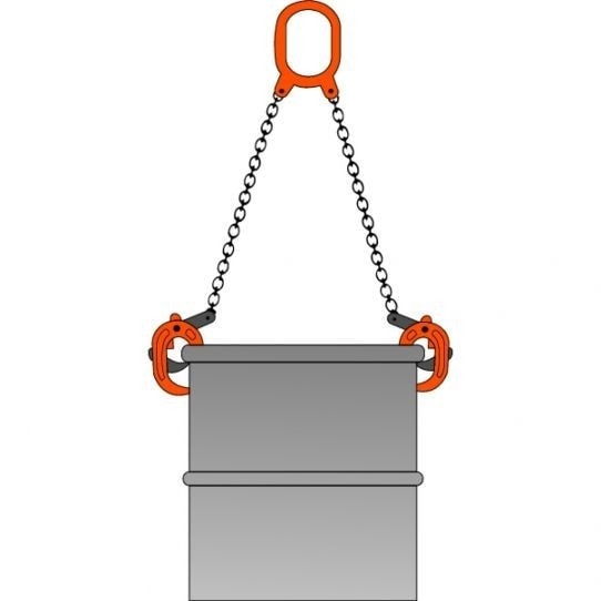 Appareil de levage Unicraft  Pince de levage pour fûts FHK 1, détail 2