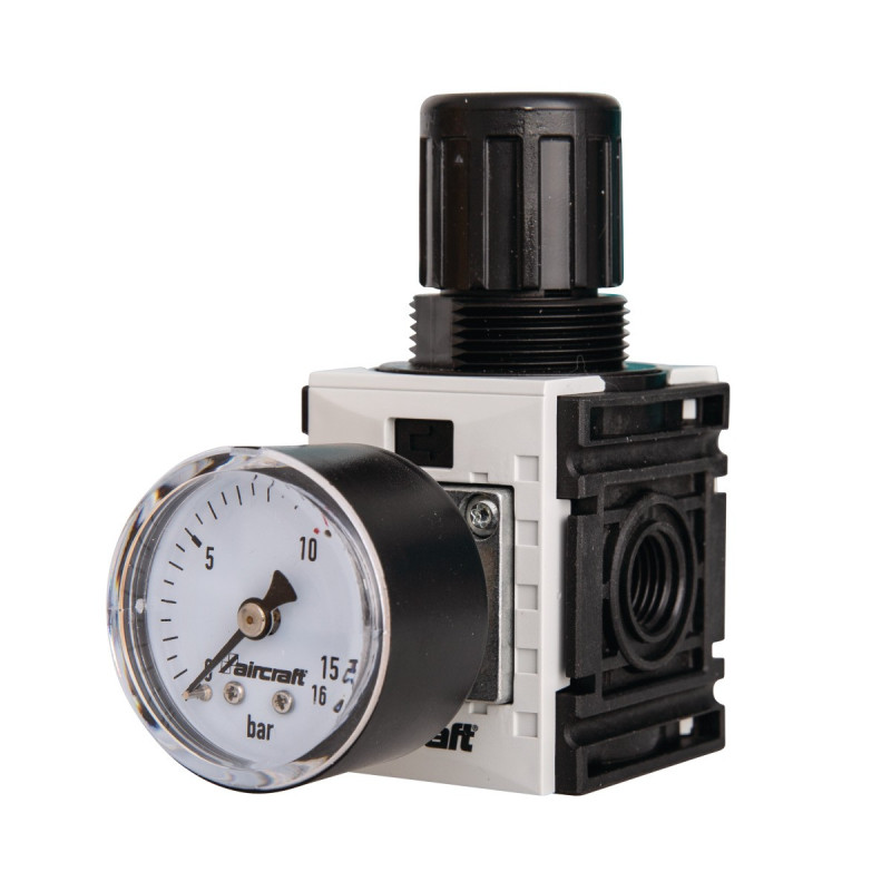Régulateur de pression filtre AC 1/4" 12 bars pneumatique - Optimachines