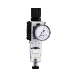 Régulateur de pression filtre AC 1/4" 12 bars pneumatique - Optimachines