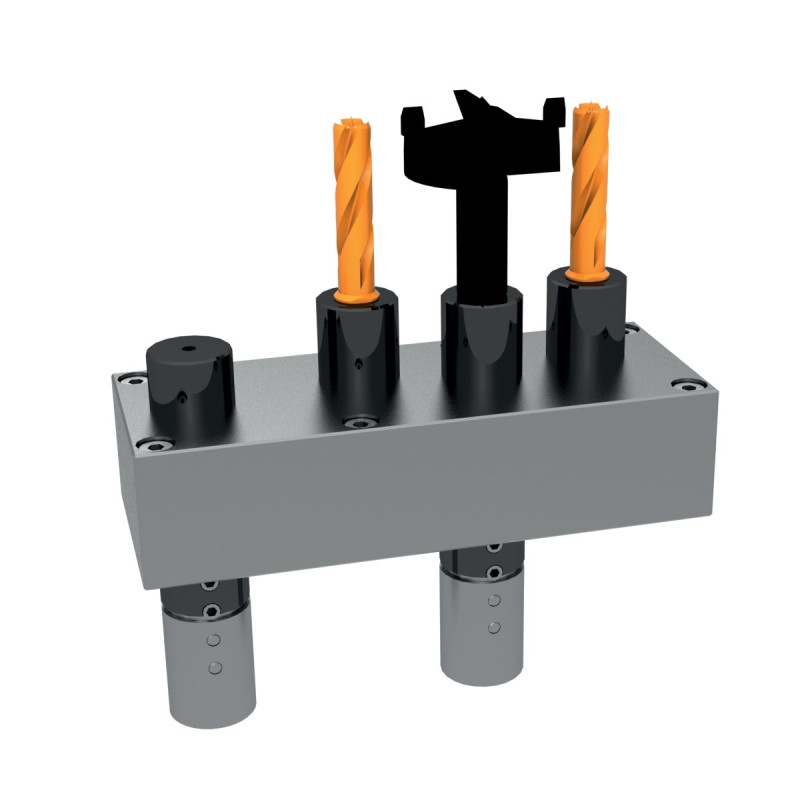 Moteur de forage de charnière d'herbe Holzkraft Blum - Optimachines