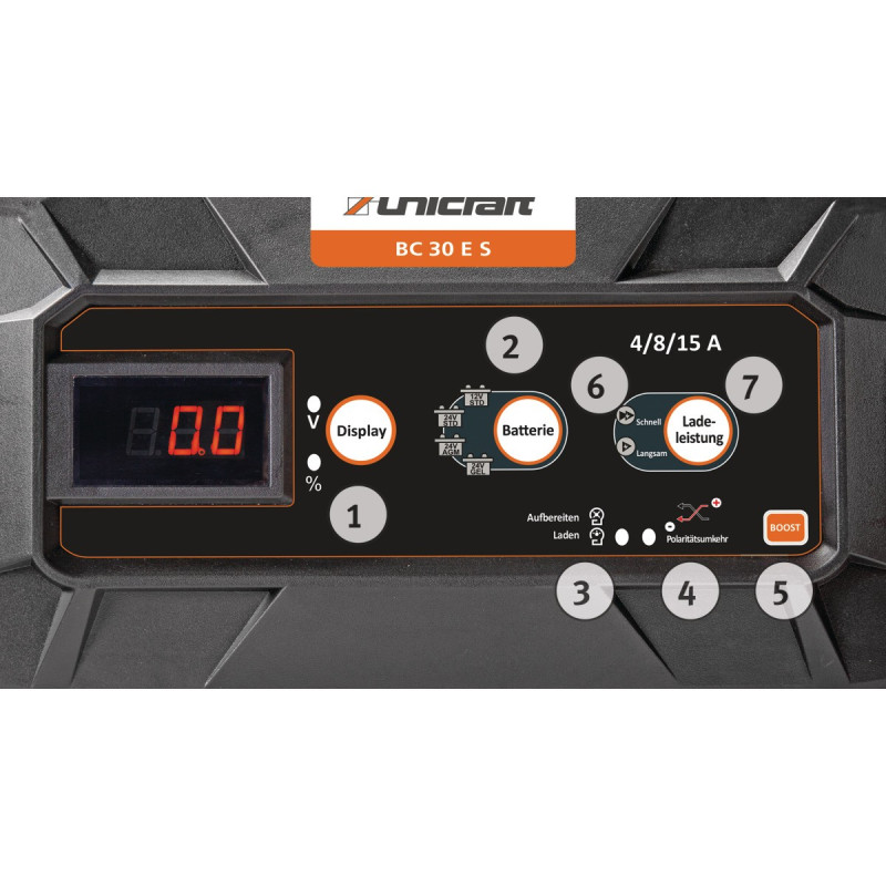 Chargeur/démarreur de batterie Unicraft BC 30 ES - Optimachines