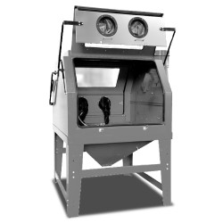 Cabine de sablage avec aspiration  1200 litres avec double ouverture  Uniworks ACSB120