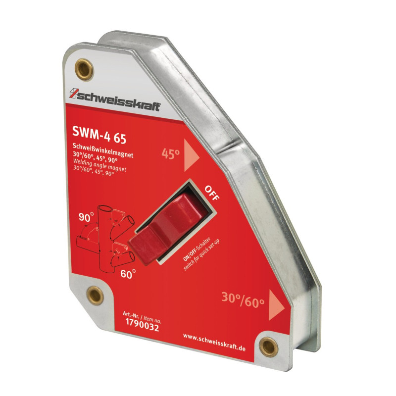 Aimant d'angle de soudage Schweisskraft SWM-4 65 - Optimachines