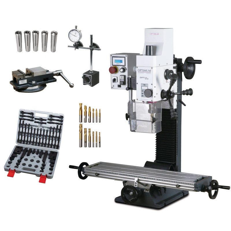 Fraiseuse Optimum BF 20 L Vario  | Grande Table et Précision Allemande