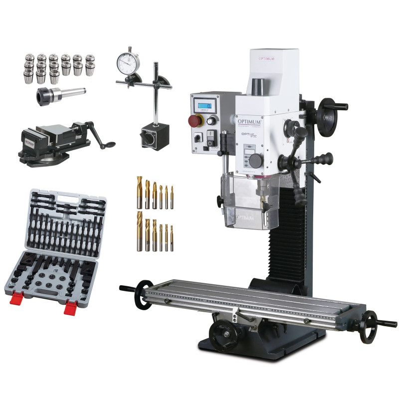 Fraiseuse Optimum BF 20 L Vario  | Grande Table et Précision Allemande