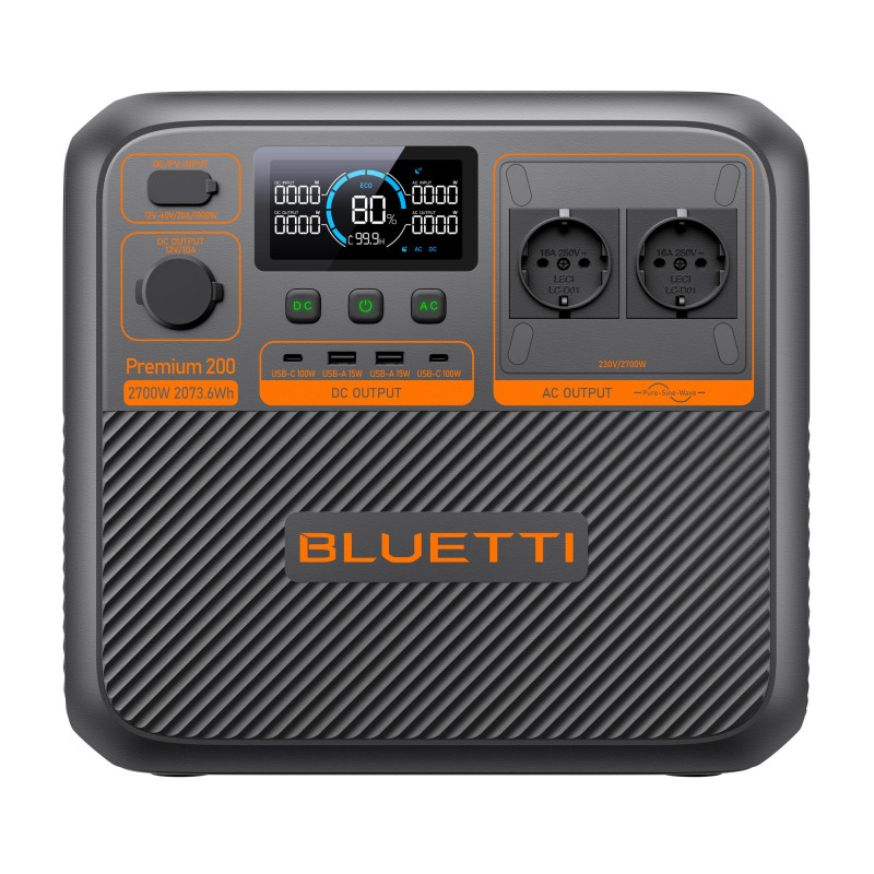 Station d'énergie portable idéale pour tous les besoins PREMIUM 200 BLUETTI